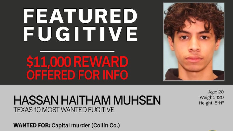 Hassan Haitham Muhsen, de 20 años, de Frisco, es buscado en el condado de Collin desde el 24...