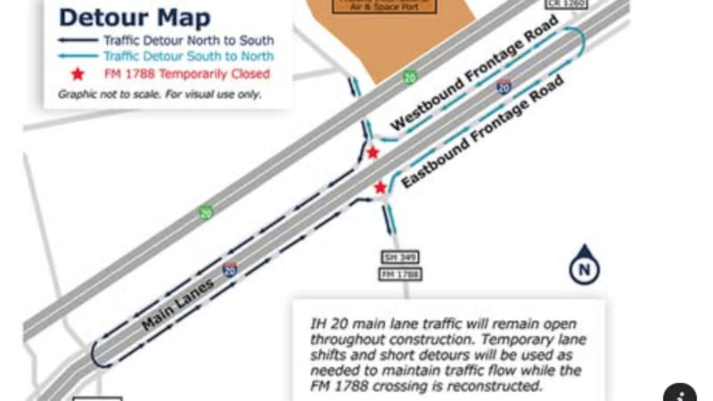 Las autoridades indicaron que el cierre afectará el tráfico que utiliza la intersección de FM...