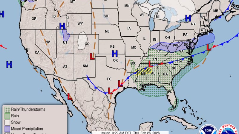 Se esperan temperaturas máximas generalizadas en los 80 °F el sábado, con valores en los 90 °F