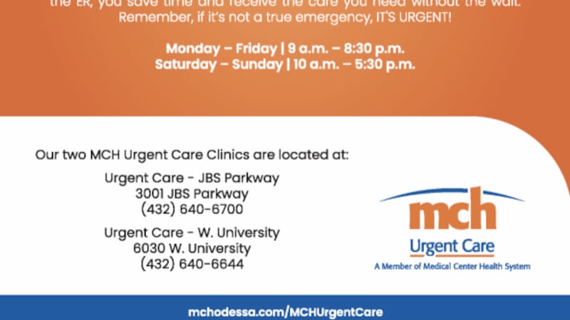 Según MCH Urgent Care, los centros de atención urgente pueden brindar tratamiento rápido y...