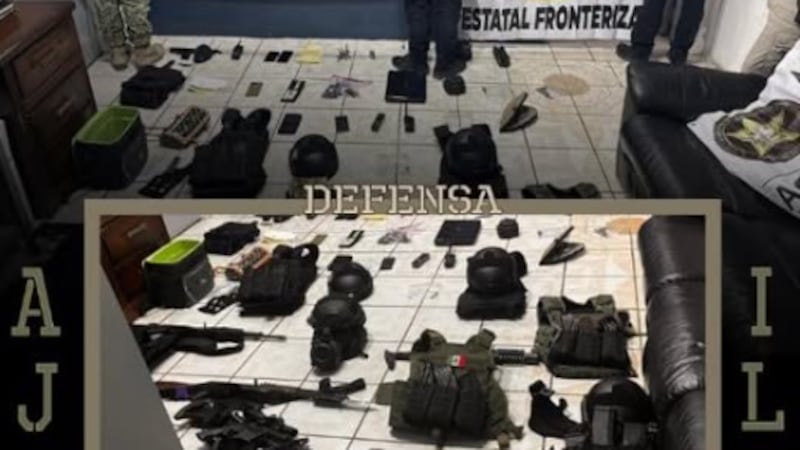 Descubrieron múltiples ubicaciones de casas de seguridad en Sonoyta, Sonora.