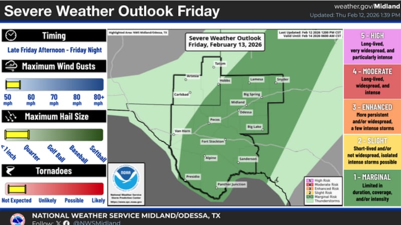 Se esperan lluvias y tormentas desde la tarde de hoy viernes.