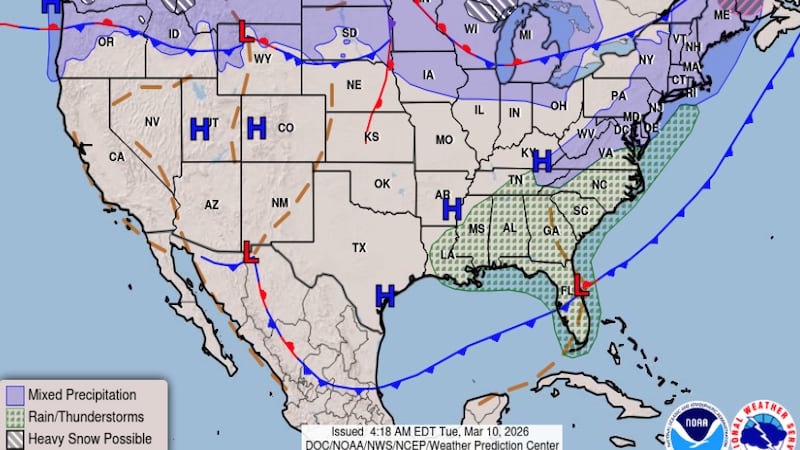 El sábado debería ser el día más cálido de la semana