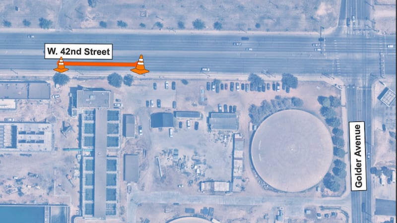 WATERLINE REPAIR W. 42ND ST. AND FOLDER AVE.