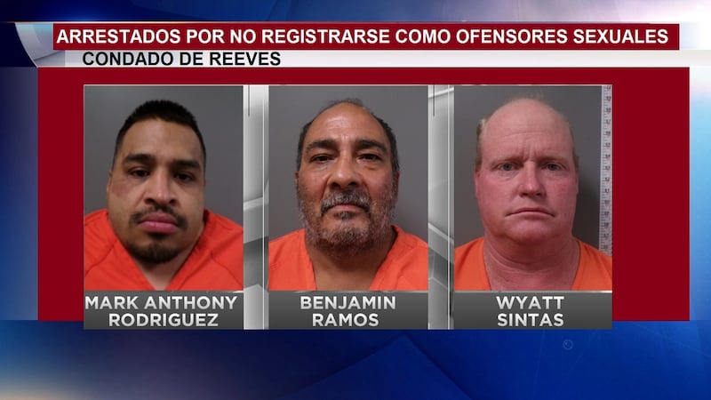 Verificación de cumplimiento de normas de ofensores sexuales conduce a tres arrestos. (Oficina...