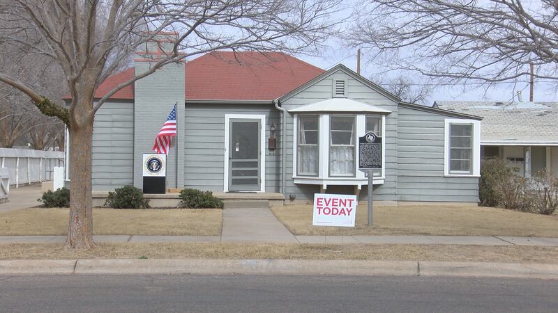 Sitio histórico de la casa de la familia Bush. Imagen de archivo