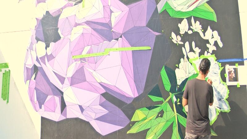 Odessa Arts acoge la primera jornada de murales comunitarios.