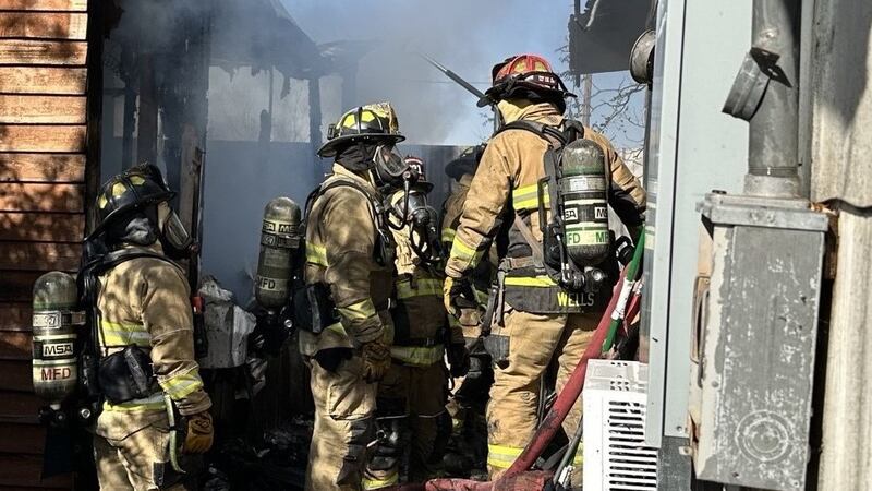 MFD responde a un incendio en el condado