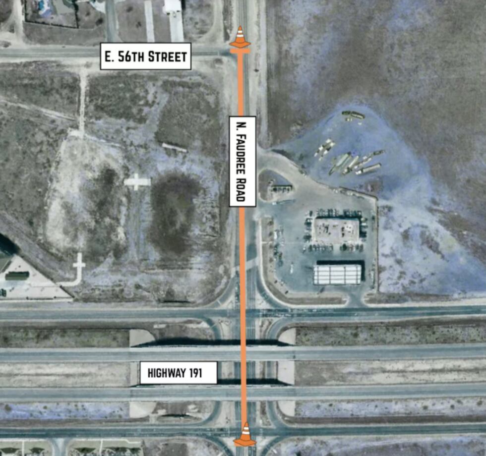 Los carriles exteriores permanecerán abiertos.