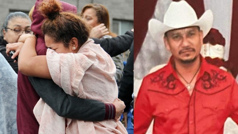 Familiares del fallecido lloraban desconsolados afuera del edificio de apartamentos