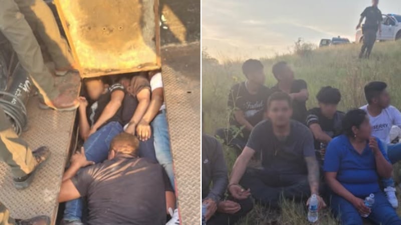 Se encontró a siete inmigrantes ilegales escondidos y encerrados bajo la plataforma del camión.