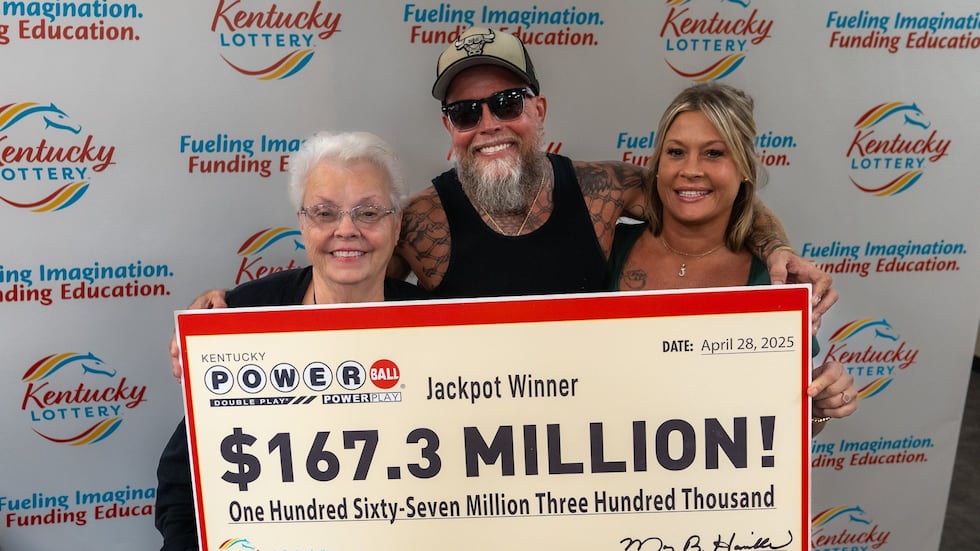 James Farthing won a $167 million Powerball jackpot and made Kentucky lottery history with the...