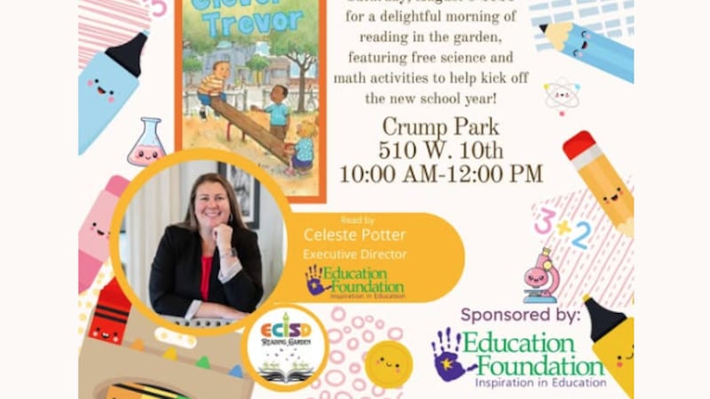El evento también incluirá sesiones de lectura en el Reading Garden a las 10:30 a.m. y 11:30...