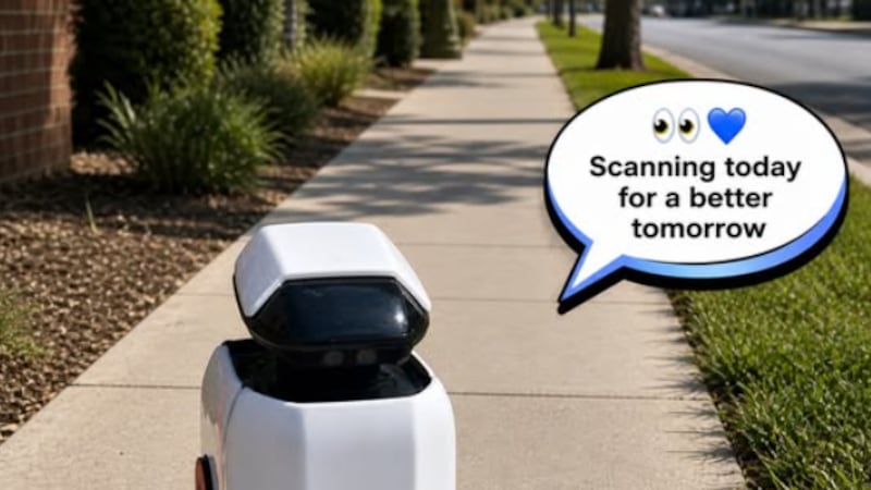 Es posible que vea entre cuatro y seis robots operando a la vez durante las horas diurnas