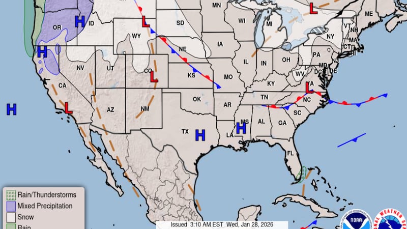 ¡Prepárate para una semana con temperaturas más moderadas y cielos en su mayoría despejados!