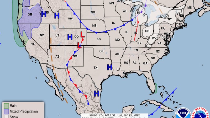Las condiciones mejorarán gradualmente durante la semana
