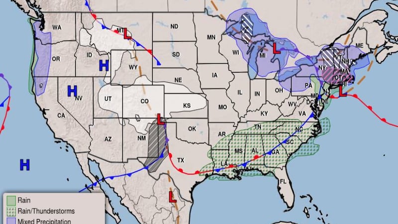 Pronostico del clima para el finde semana
