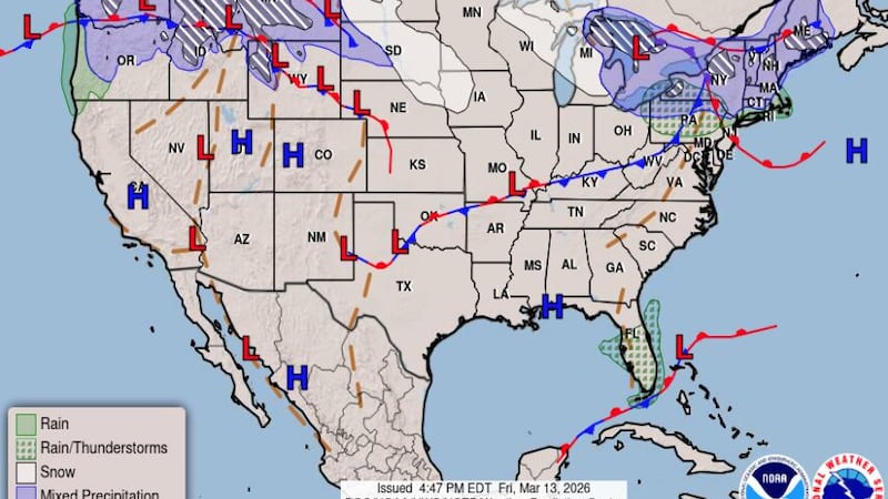 Pronostico del clima para el fin de semana
